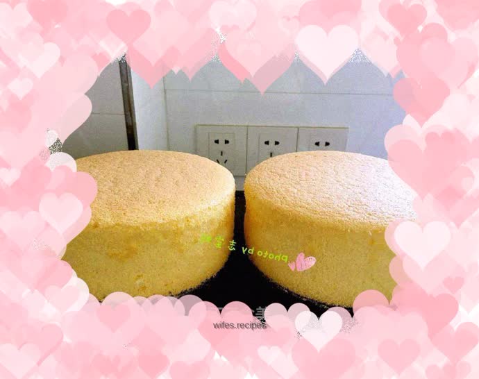 Six-inch chiffon cake perfect power