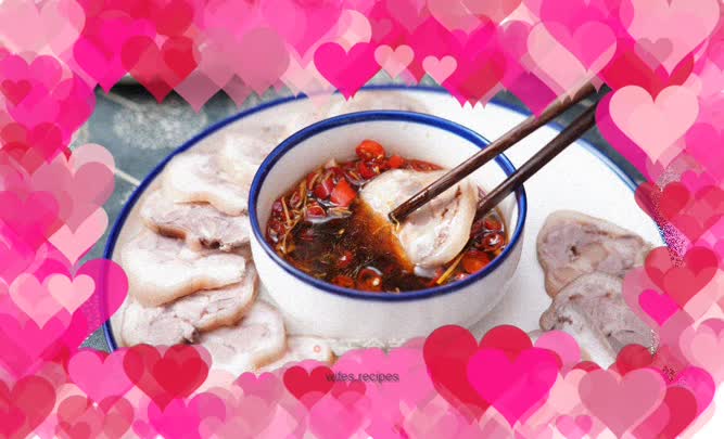 White-cut boneless pork knuckle