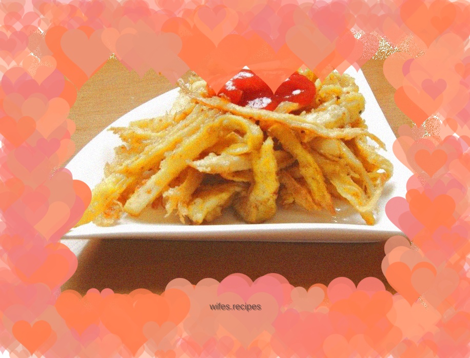 Fried King Oyster Mushroom