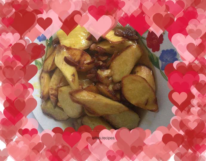 Honey-roasted sweet potato