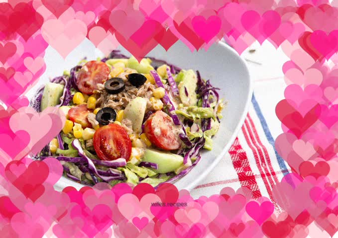 Tuna Fruit and Vegetable Salad