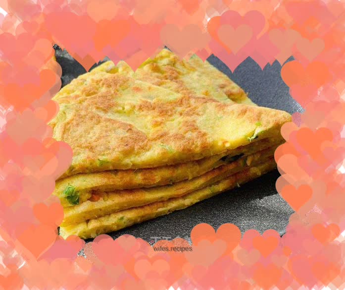 Vegetable egg pancake