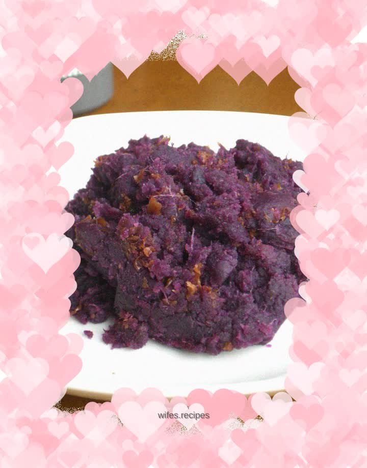 Rose Purple Sweet Potato Filling