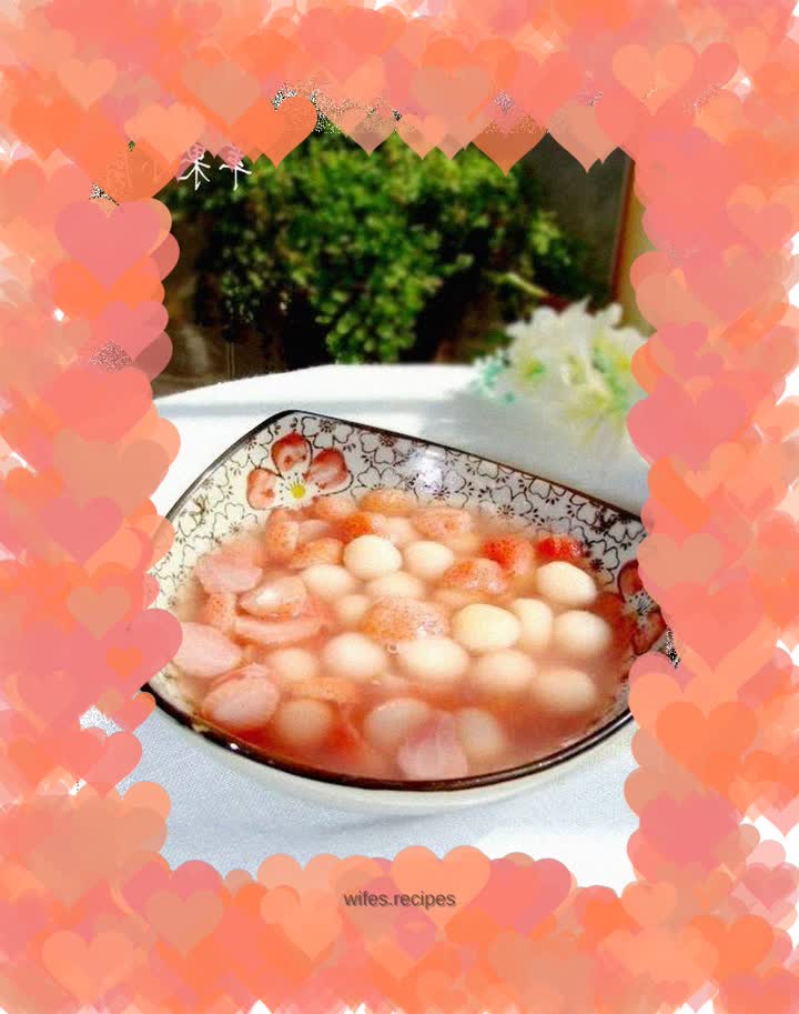 Strawberry dumplings