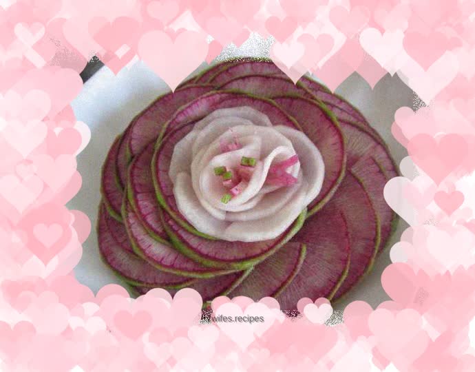 Radish flowers bloom