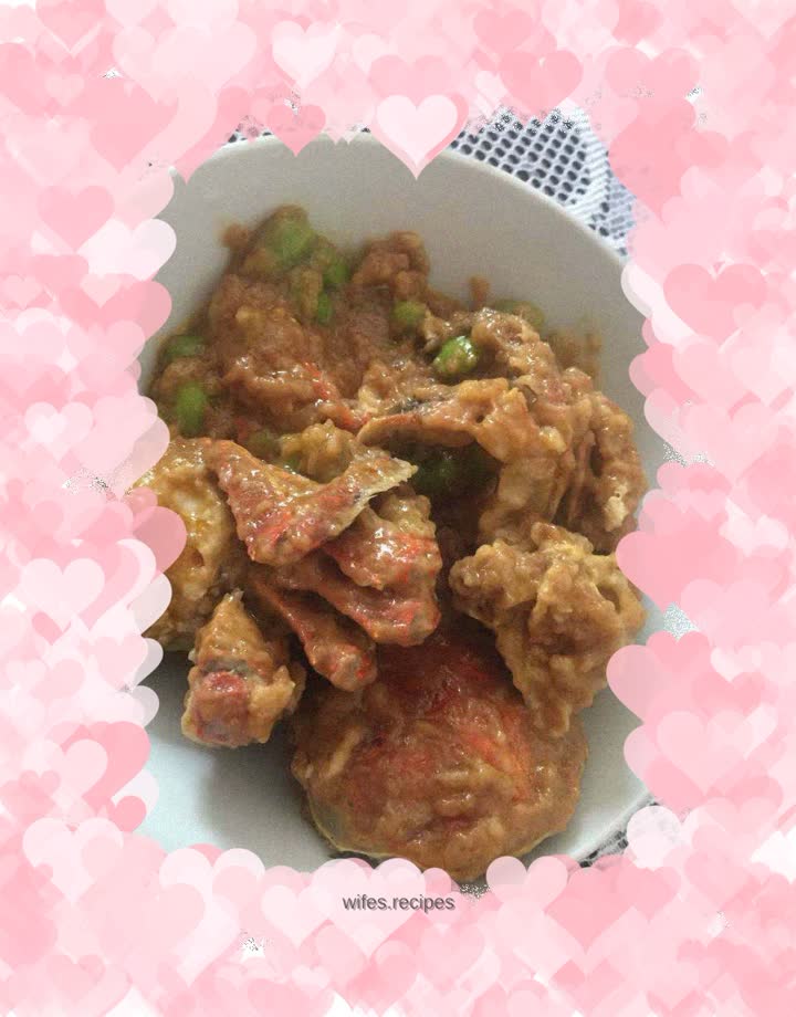 Edamame noodles with crab