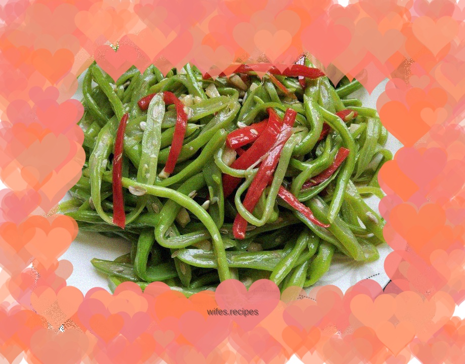 Stir-fried green beans