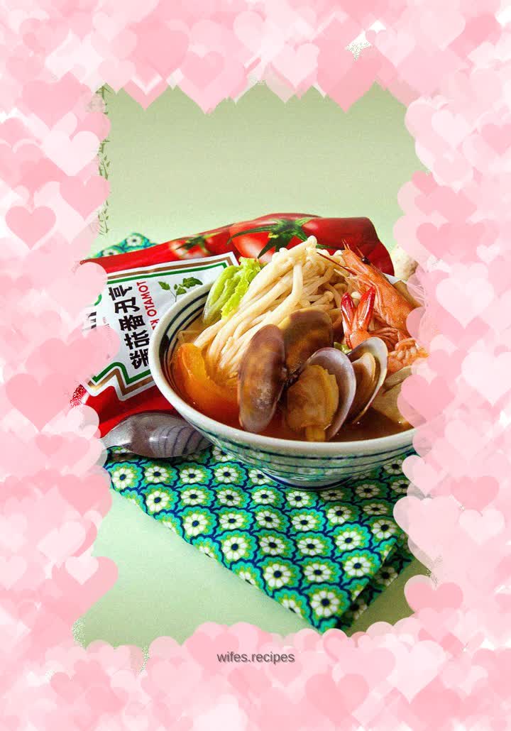 Summer Appetizer【Tomato Seafood Soup】