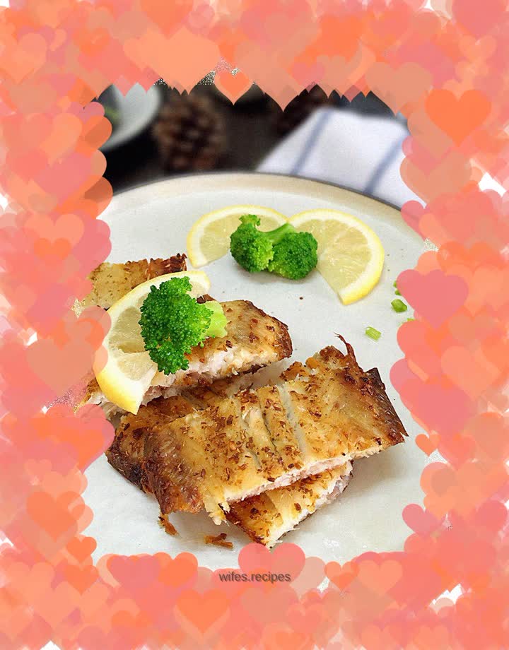 Grilled halibut