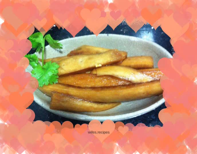 Sweet and sour radish skin