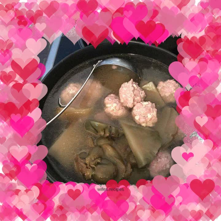 Pickled mustard dumpling soup