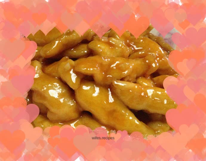 Sweet and sour chicken fillet