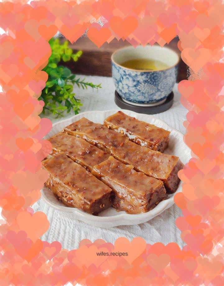 Red bean glutinous rice cake