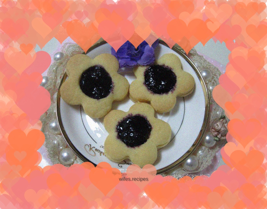 Blueberry Jam Cookies