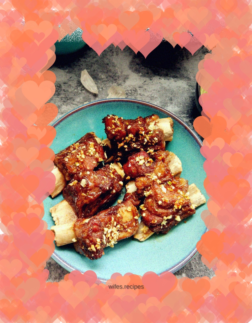 Air-fried Garlic Grilled Pork Ribs