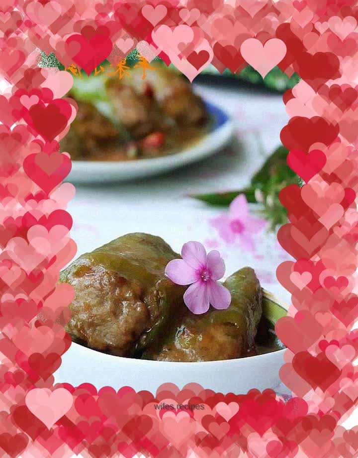 Tiger skin and green pepper meat box