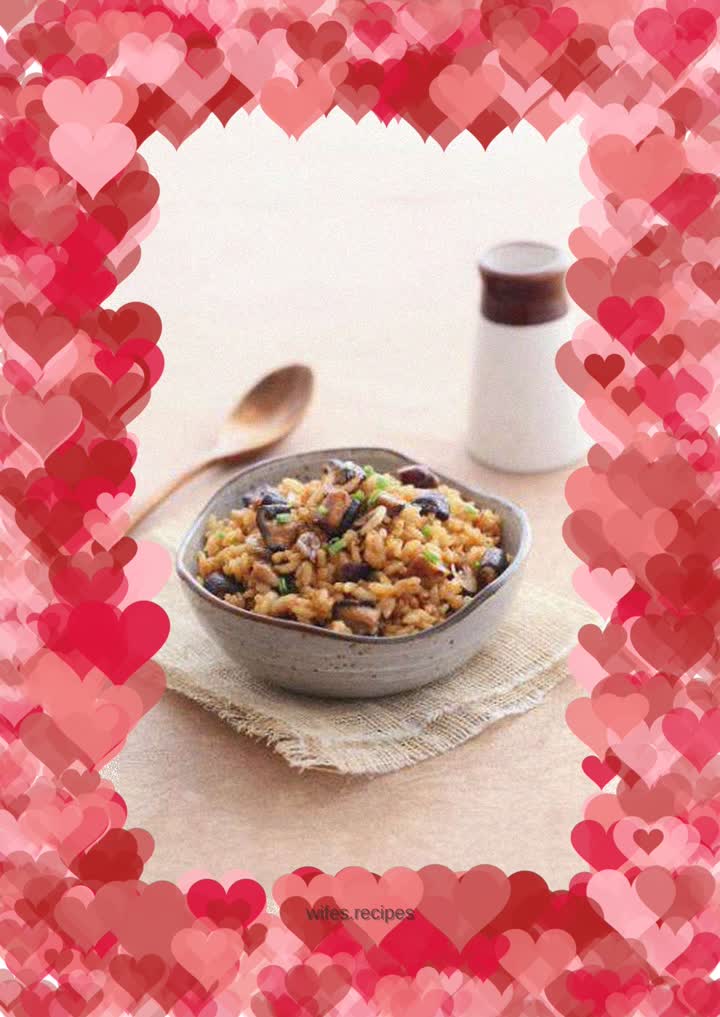 Mushroom oil rice