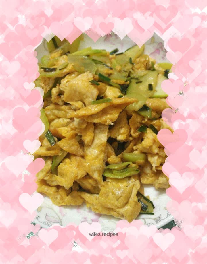 Scrambled Eggs with Zucchini