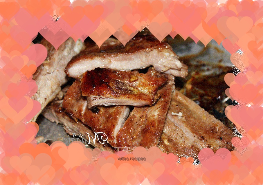 It’s so satisfying to nibble on the whole piece of pork ribs——Honey Glazed Grilled Spare Ribs