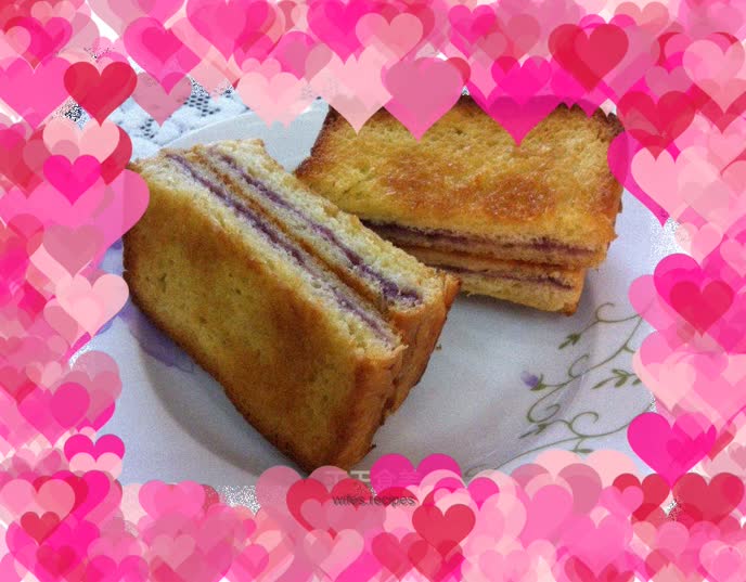 Golden Blueberry Toast