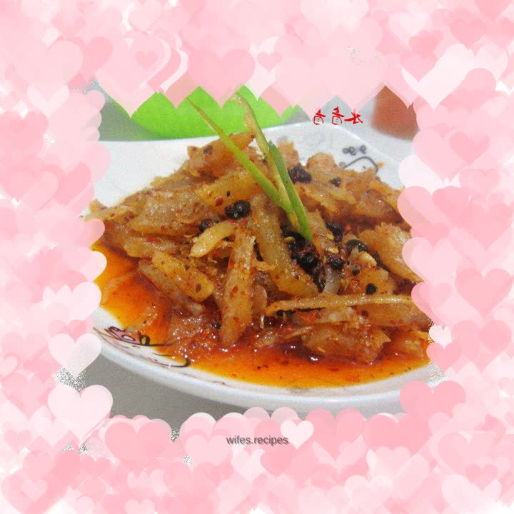 Spicy air-dried fish shreds