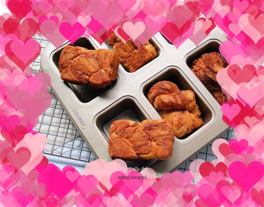 Thousand layer bean paste buns