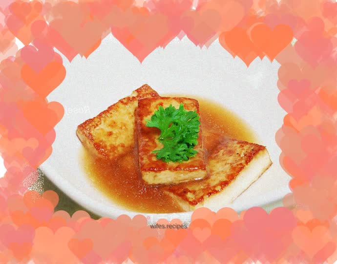 Homemade delicious tofu