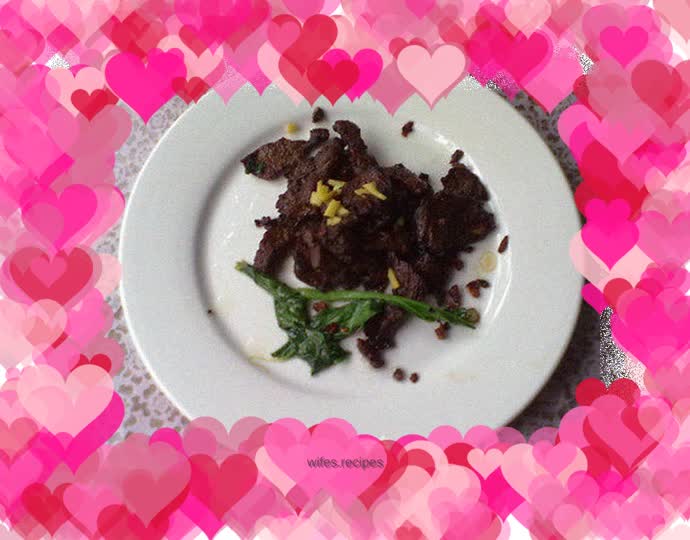 Pan-fried beef