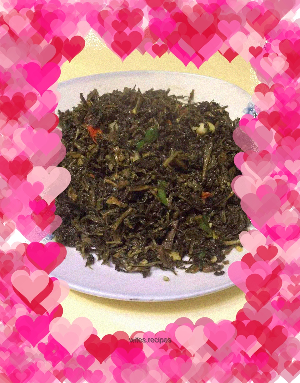 Stir-fried pickles with chili pepper