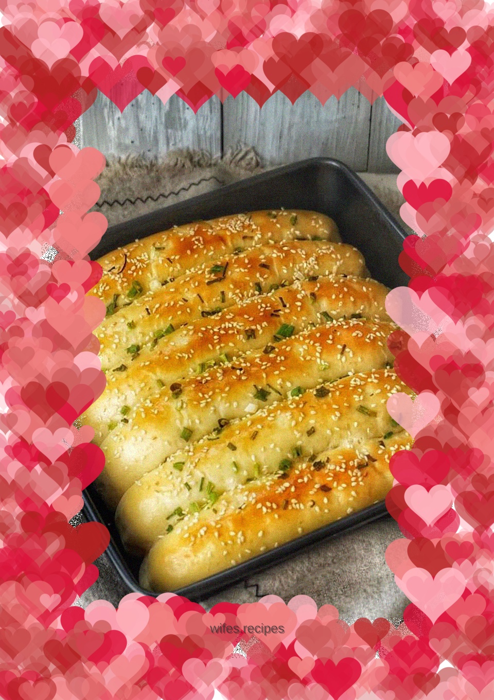 Onion-flavored pork floss steak buns