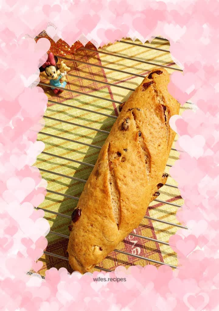 Jackfruit cored cranberry bread