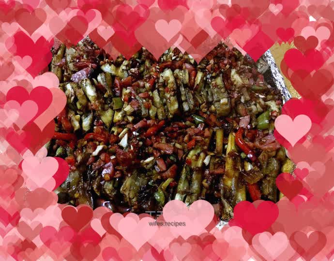 Grilled eggplant🍆...a home-cooked dish for little girls