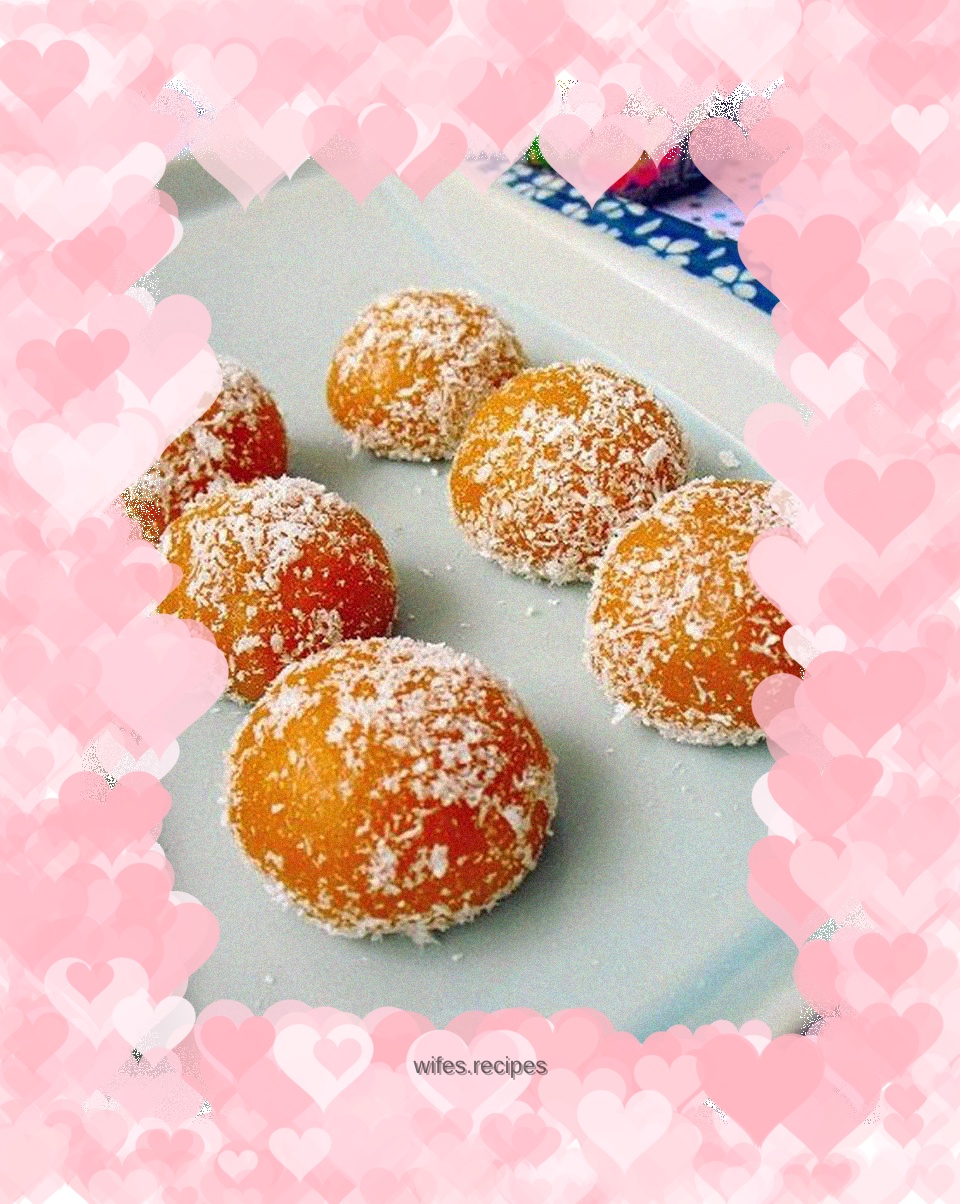 Coconut pumpkin glutinous rice cake