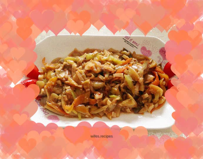 A great dish to go with your meal----Fish-flavored eggplant