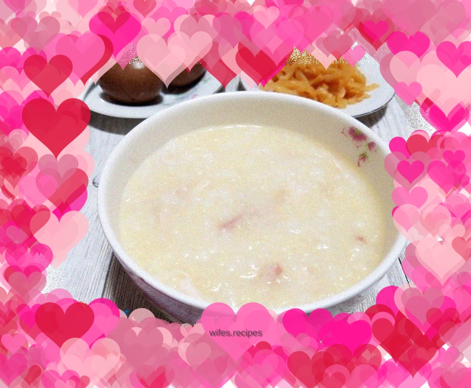 Shredded chicken and millet porridge
