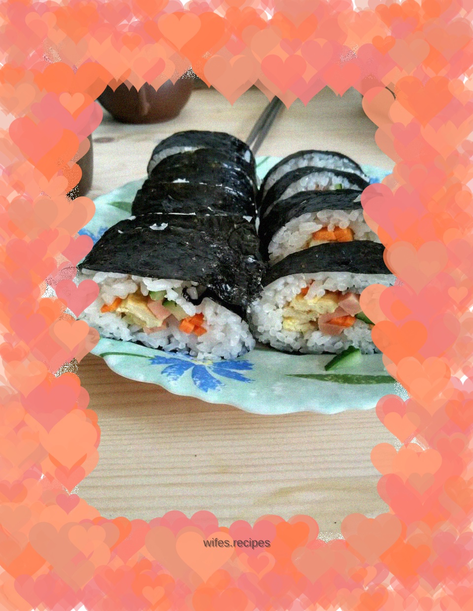 Simple Korean kimbap
