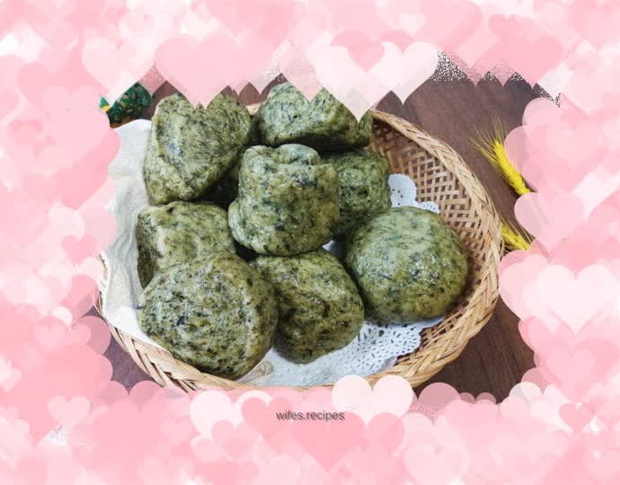 【Spring Delicious】Squirrel Grass Steamed Buns