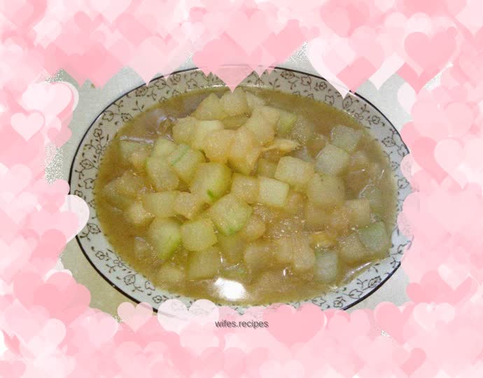 Winter Melon with Oyster Sauce
