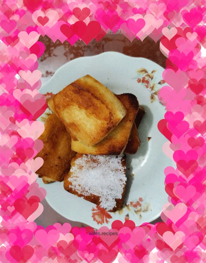 Fried steamed bun slices