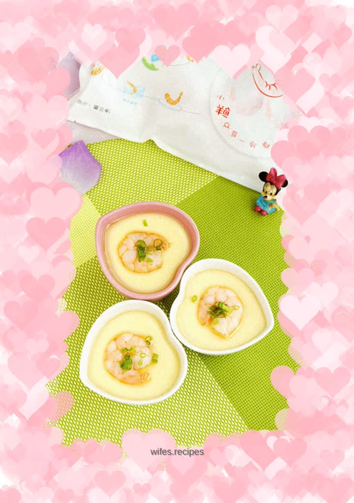 Shrimp Steamed Egg Custard