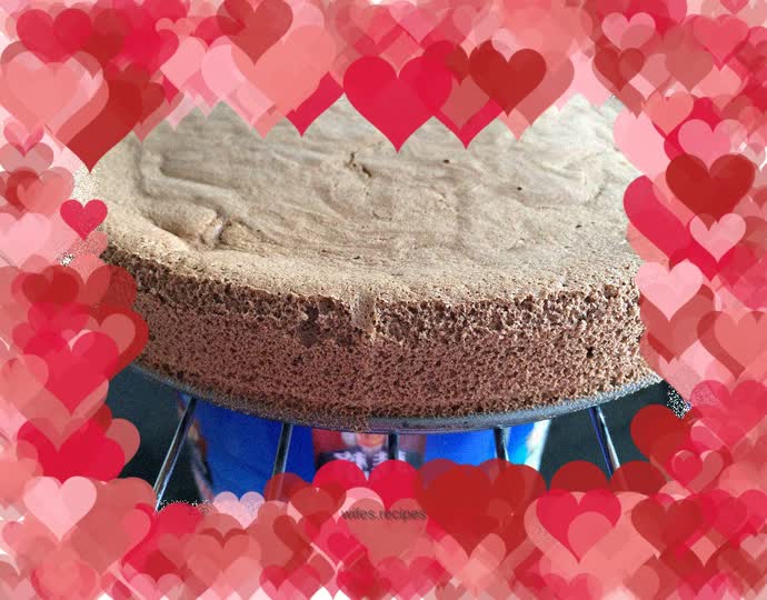 Oil-free cocoa chiffon