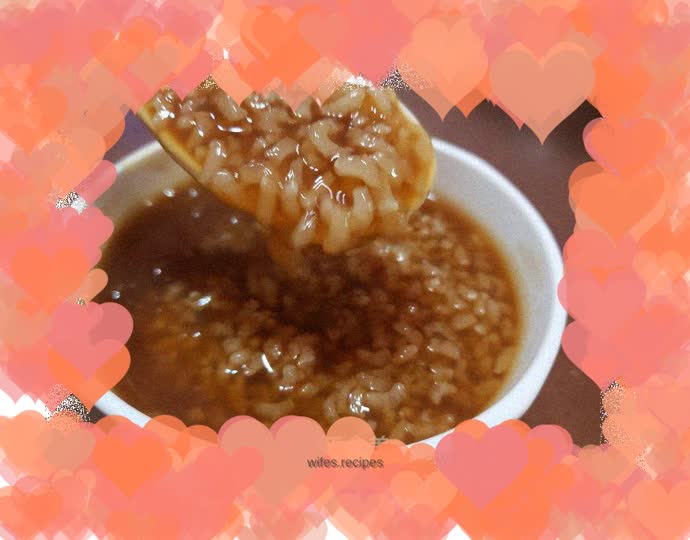 Glutinous rice porridge