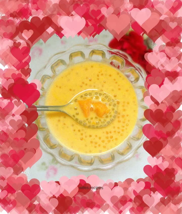 Hong Kong style dessert----Mango Sago
