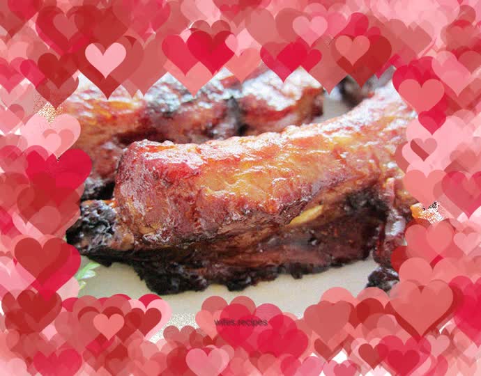 Grilled Pork Ribs with Sauce