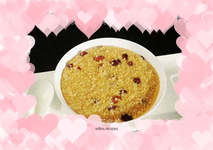 Rhubarb rice and Laba porridge