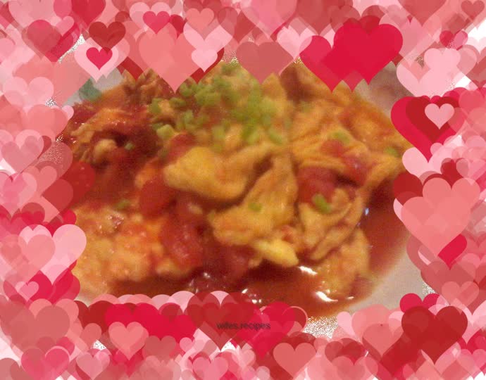 Scrambled eggs with tomatoes