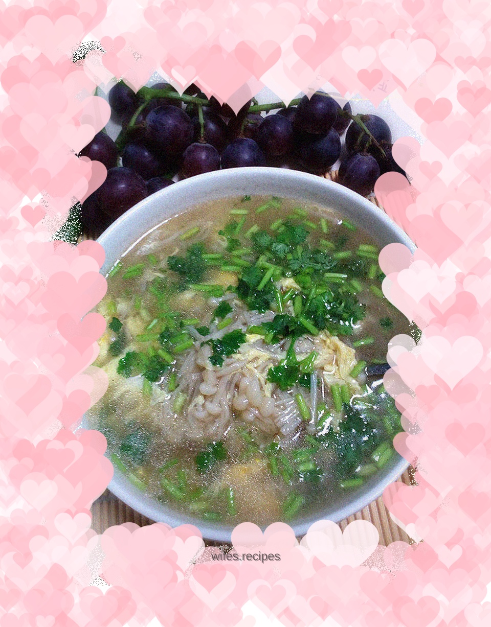 Enoki Mushroom Soup