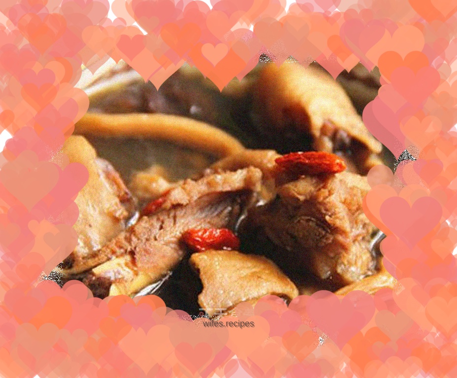Braised Chicken Bones with Beifeng Mushroom