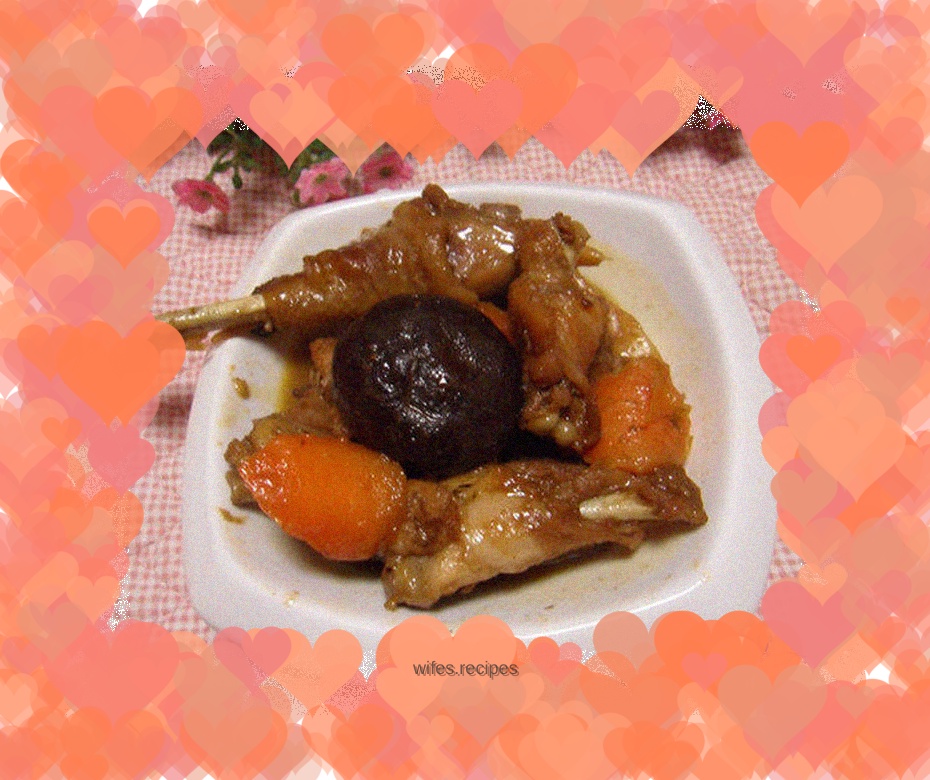 Mushroom stewed chicken