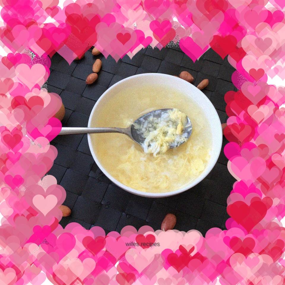 Fermented fermented egg drop soup